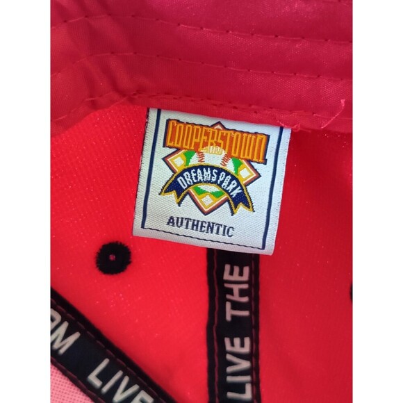 s-l400.jpg Cooperstown Dreams Park Hat Adult Red Authentic Adjustable Baseball Cap